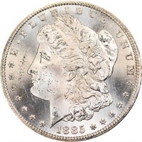 $1 1885-CC G.S.A. NGC MS65 CAC