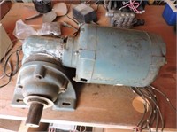 Electric Motor and Gear Box 1/3 HP