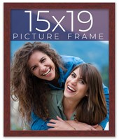 15x19 Frame Brown Solid Wood Picture Frame Width 0