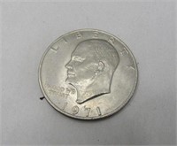 1971 Eisenhower 40% Silver Dollar