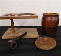 Pipe Stand and Humidor