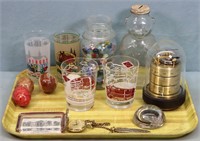 Kentucky Derby Tumblers, Marbles, Paperweights