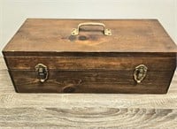 Wooden Divided Tool Box