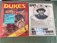 2 SIGNED ITEMS BY BOB FELLER & MIKE SCIOSCIA