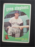 1959 TOPPS #261 GENE STEPHENS RED SOX