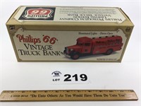 PHILLIPS 66 VINTAGE TRUCK BANK. NIB