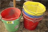 water buckets