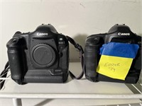 2-Canon EOS-1 Digital Cameras (1 For Parts)