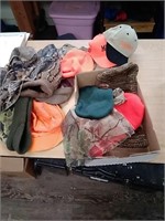 Large group of miscellaneous hats