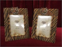 2 Tiger Photo Frames - New