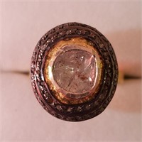 Certified Silver Diamond( ct) Ring