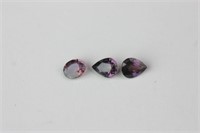 Color Change Sapphires Gemstones Natural, 1.38 cts