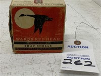 Wards Red Head Box Of Vintage Shells
