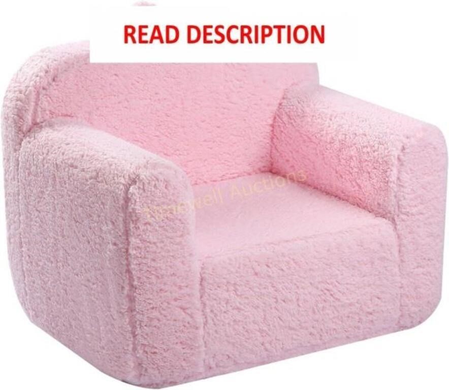 MOMCAYWEX Snuggly-Soft Sherpa Chair  Pink