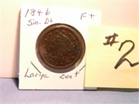 1846 Large Cent FINE