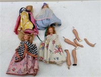 Vtg Dolls  Marked MGC N.Y.  7"