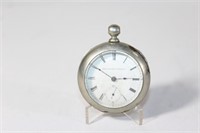 Antique Elgin Dueber Silverine Pocket Watch