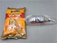 Hand Warmers, Safety Glasses