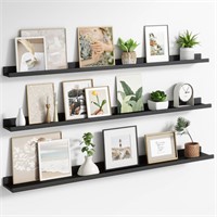 Axeman White Picture Ledge Shelf 60 Inch