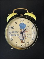 Holly Hobbie Clock ( MISSING A FOOT )