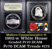 Proof 1992-W White House Modern Commem Dollar $1 G