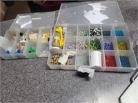 lot of beads and craft stuff