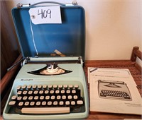 Remington Baby Blue Manual Typewriter