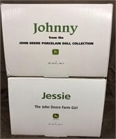 John Deere Johnny & Jessie Danbury mint dolls