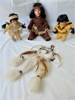 Native American Dolls & Dreamcatcher