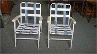 Two Folding  Lawn Chairs