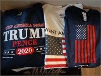 Trump/Pence Sweatshirt and political Tshirts