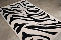 Oak Express Zebra Print Area Rug - 5ft x 8ft