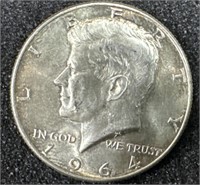 1964 U.S Silver Half Dollar