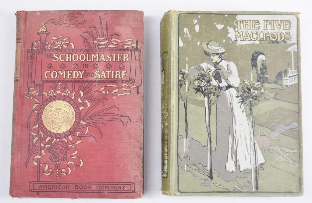 2 Vintage Schoolmaster & The Five Macleods Books