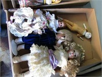 Flat of Porcelain Dolls.