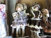 Flat of Porcelain Dolls.