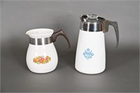 Vtg Corning Ware Stove Top Percolators