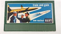 Us Navy Train & Gain Card 4.75in X 3.25in