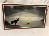 Moose Picture. 46” x 26”