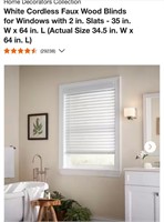 Faux Wood Blinds for Windows