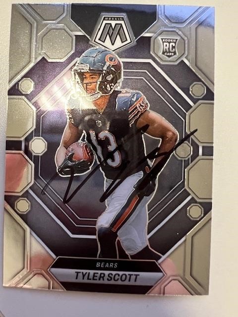 Bears Tyler Scott Signed Card with COA