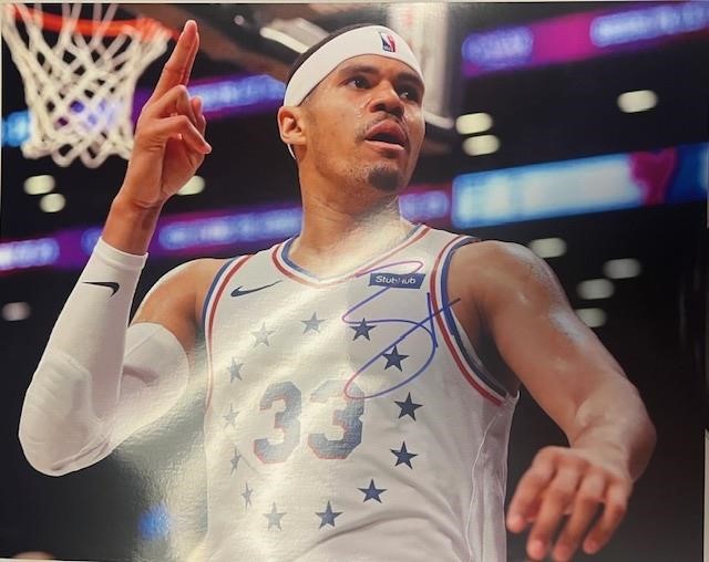 76ers Tobias Harris Signed 8x10 with COA