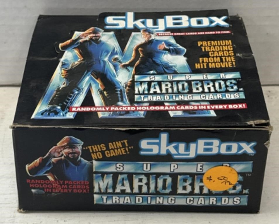 (J) 1993 Super Mario Brothers 19 packs Cards Wax