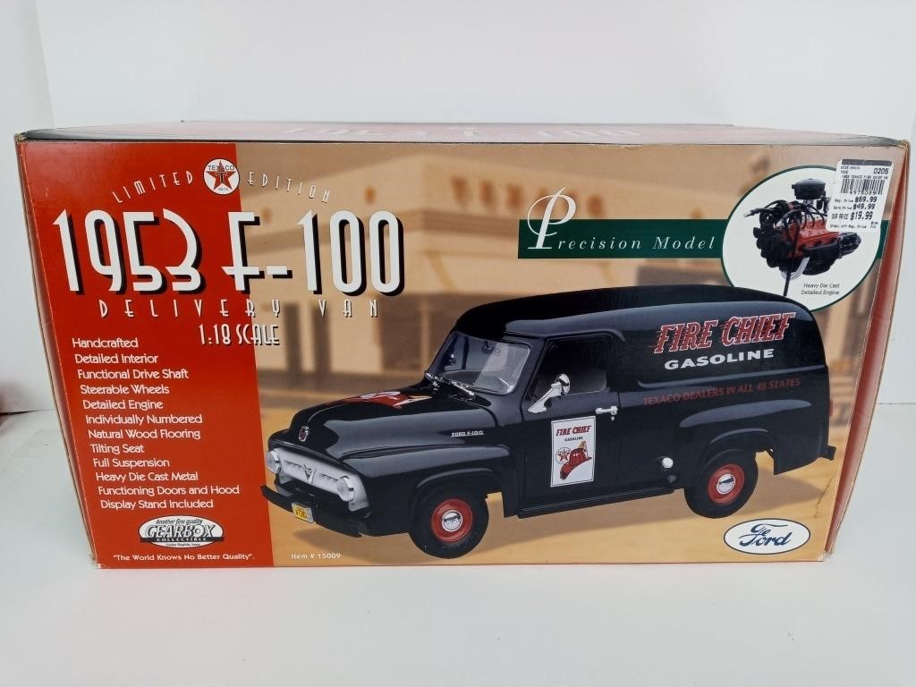 Rare Gearbox 15009 Die Cast F-100 Delivery Van