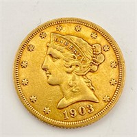 1903-S  Liberty Gold $5 Piece