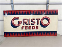 55. Gristo Feeds Metal Sign