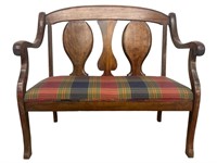 Upholstered Wooden Bench