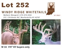 W 33  175" KY buyers only