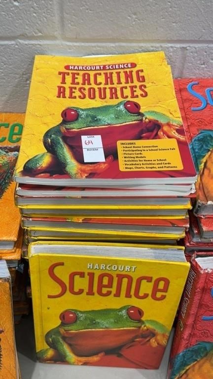 Harcourt Science books about 30 books