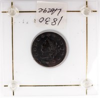 Coin 1830 United States Large Cent in Fine